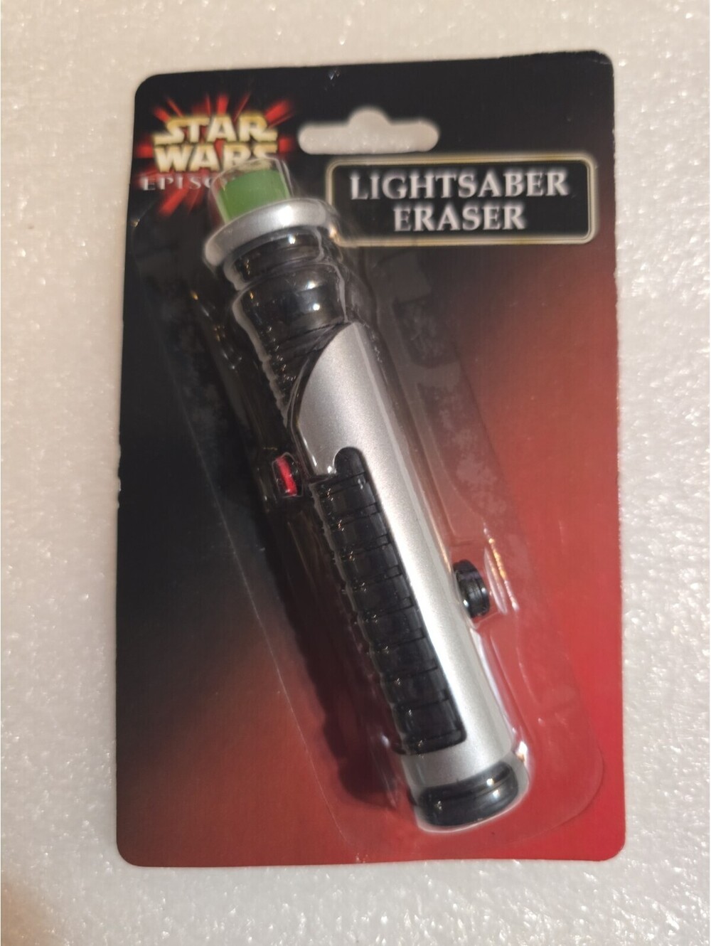 Vintage Star Wars Episode I Lightsaber Eraser The Phantom Menace 1999 NIB